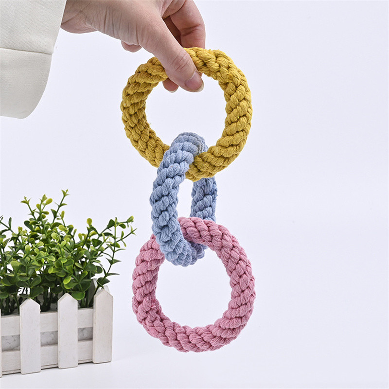 Dog Rope Toy Aggressive Chewers - 1pc Large Tough Chew Toys for