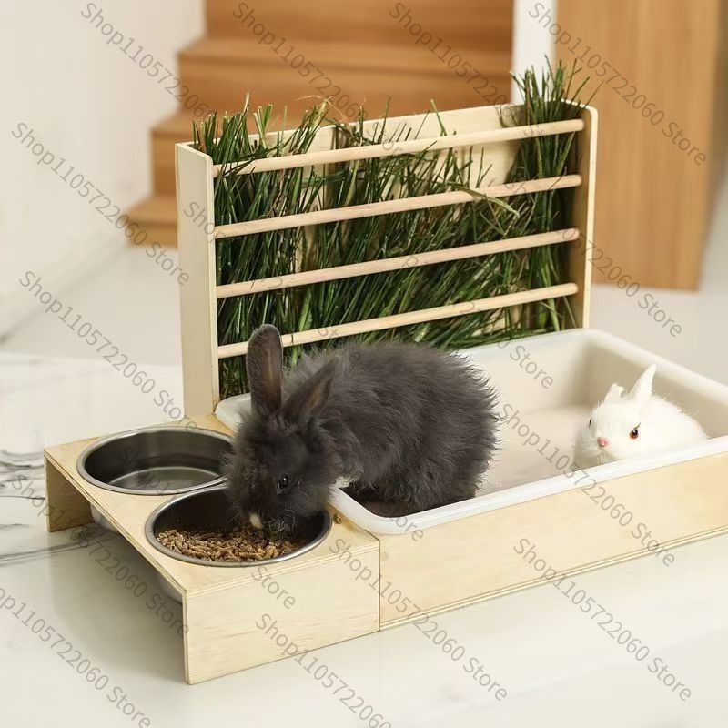 Wooden Rabbit Hay Feeder, Mini - Pet Feeders review and price