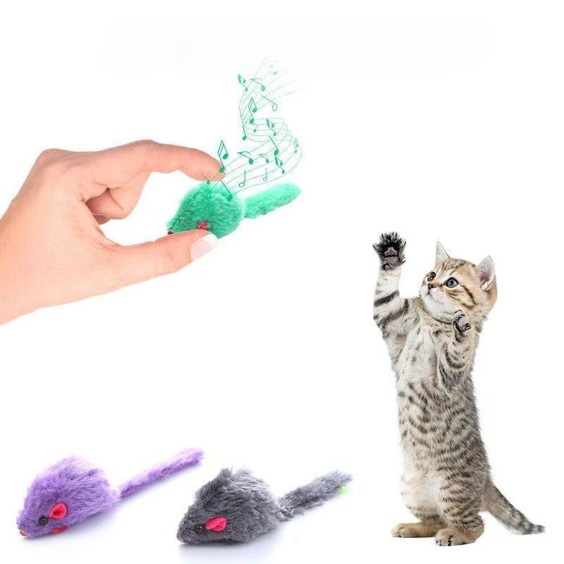 Cat Mouse Toy Squeaky Prefille - Catnip Interactive Plush Mouse review and price