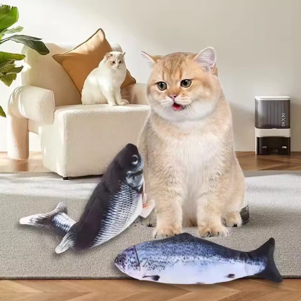 Cat Dog Toy Fish USB Charging  - Electric Floppy Fish Dog Toy review and price