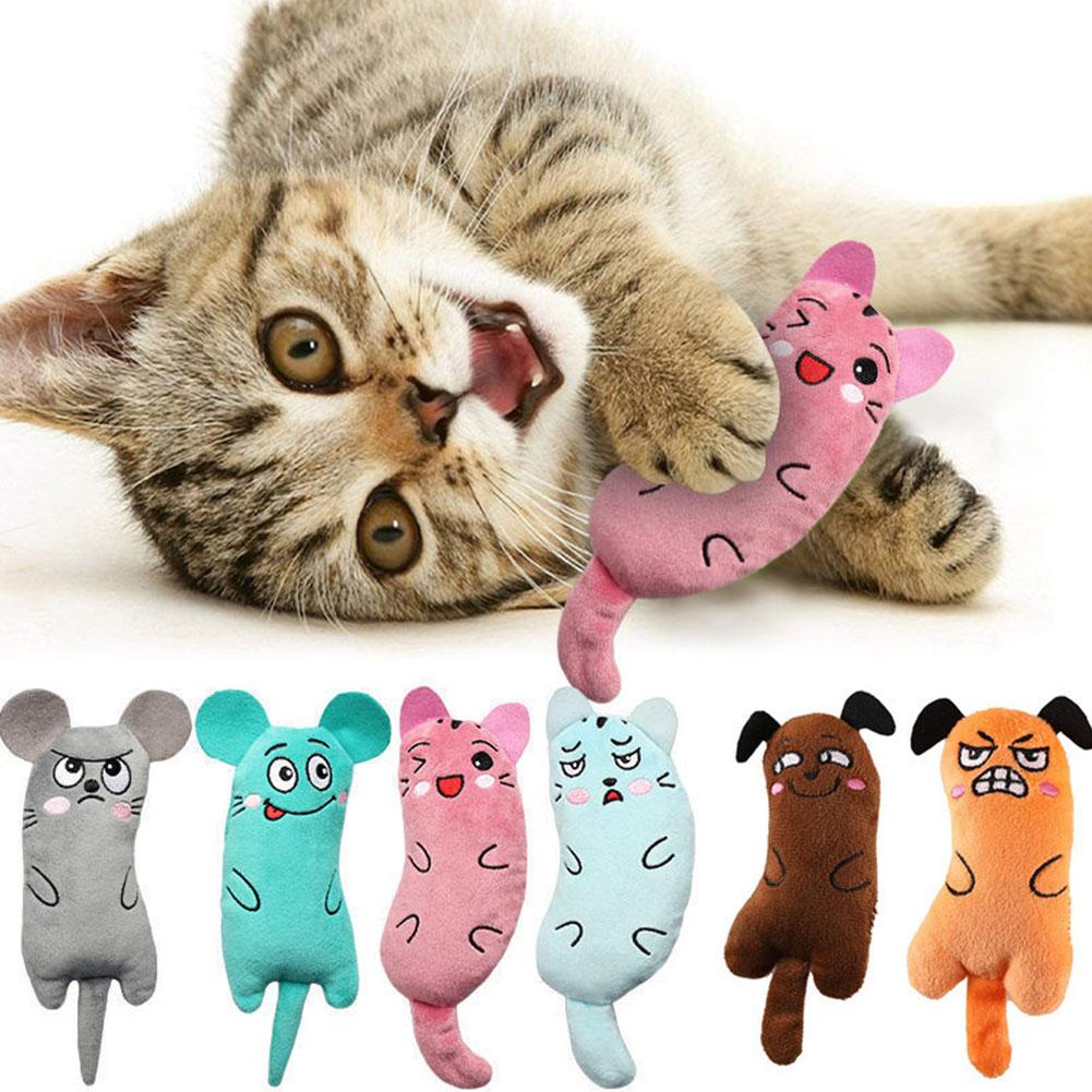 Cartoon Expression Cat Toys Pl - Catnip Interactive Plush Mouse review and price