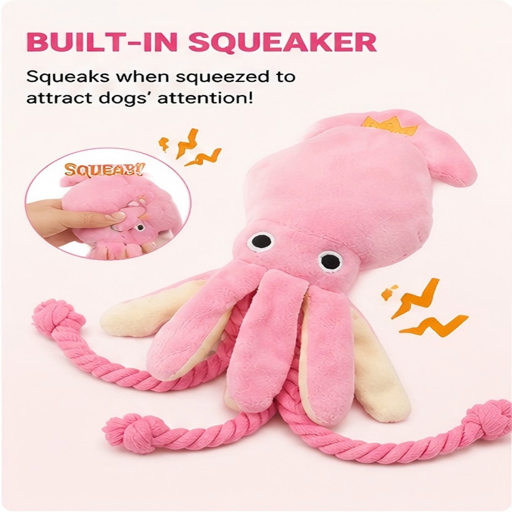 Giant Plush Octopus Dog Chew T - Dog Rope Toy Aggressive Chewers review and price