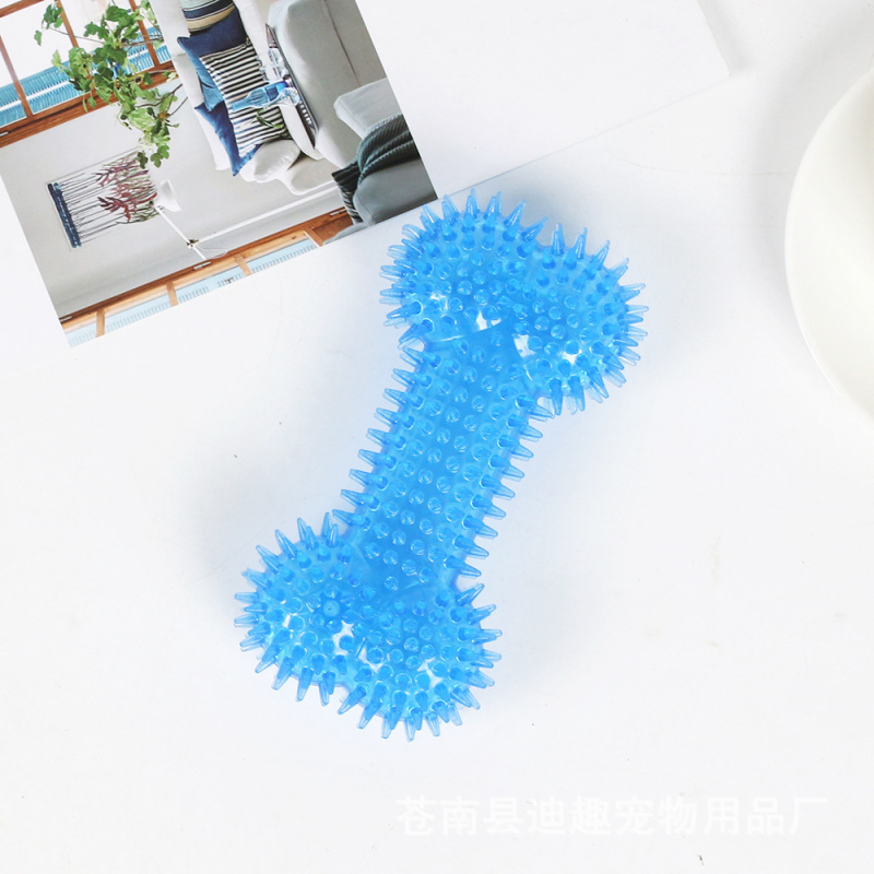Pet toy for large dogs, rubber - Teeth Cleaning Dog Chew Bone review and price