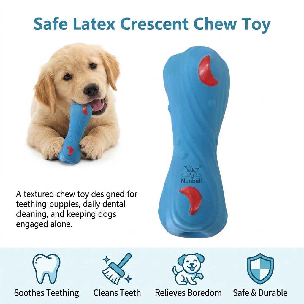 1pc Dental Cleaning Toy Natura - Teeth Cleaning Dog Chew Bone review and price