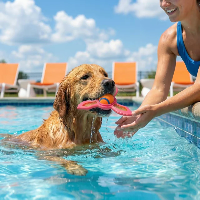 Dog Interactive Floating Fly D - Flying Disc Dog Training Toy review and price