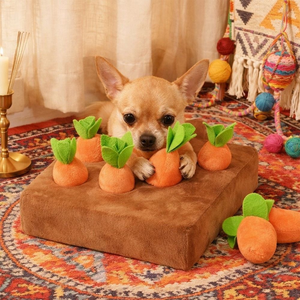 Stress Relief Carrot Snuffle M - Dog Puzzle Feeder Toy review and price