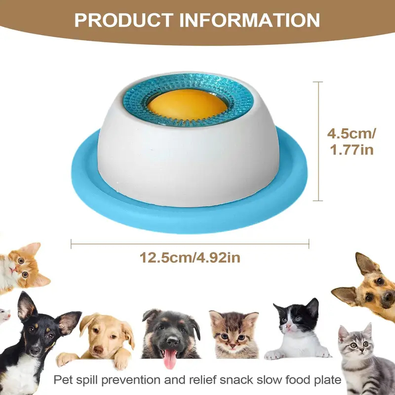 2-in-1 Slow Feeder Lick Mat Pe - Dog Puzzle Feeder Toy review and price
