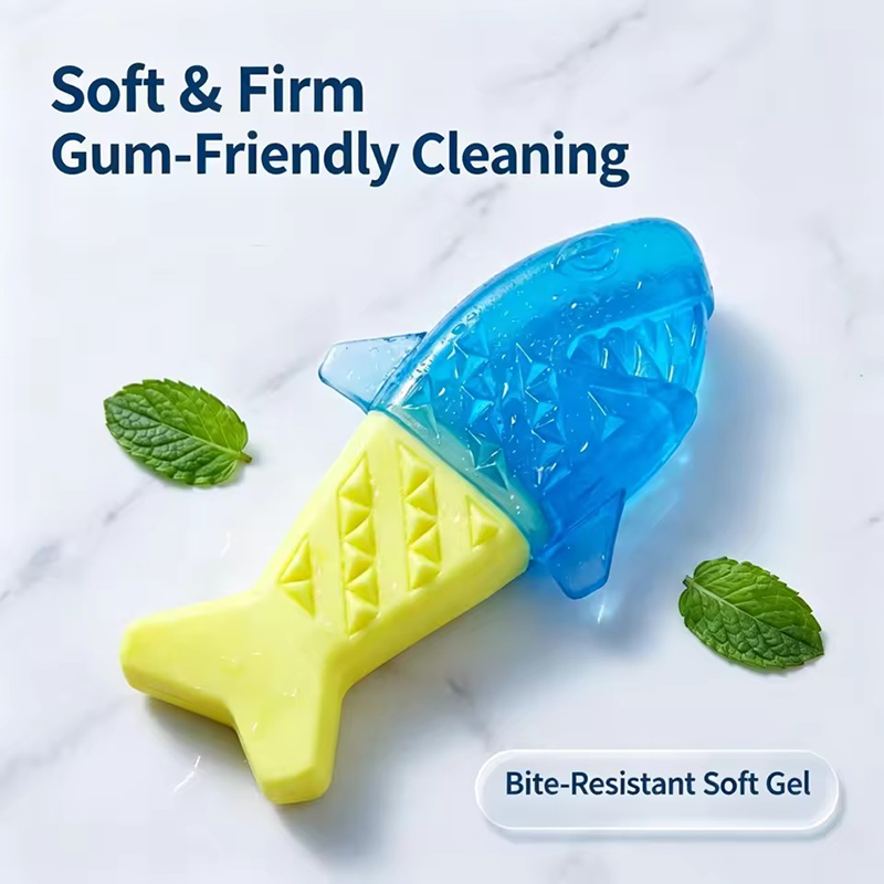 Pet Fish Bone TPR Dog Toy Wate - Teeth Cleaning Dog Chew Bone review and price