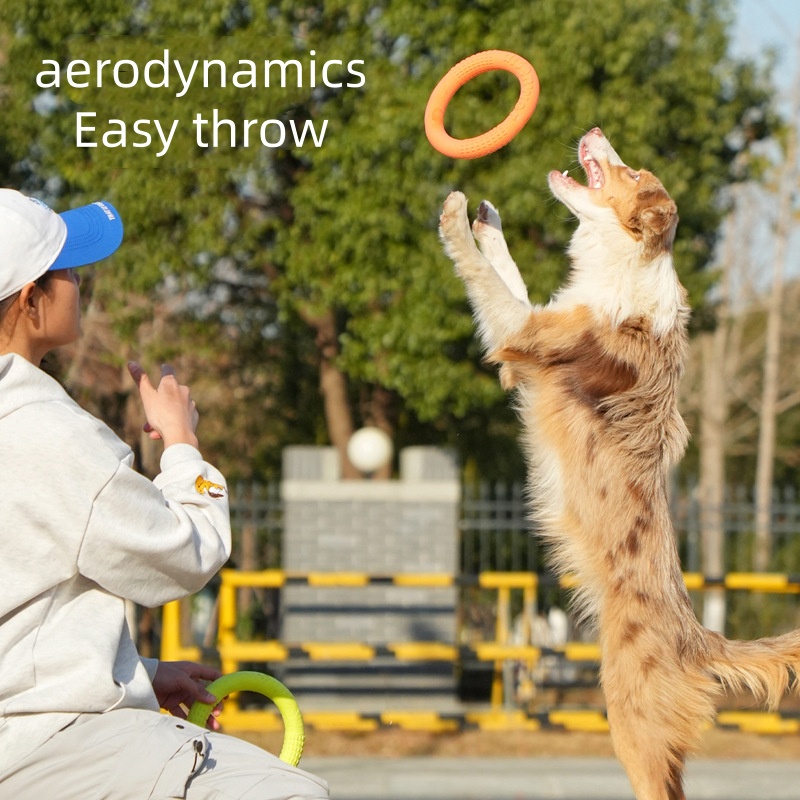 Chew Resistant EVA Dog Flyer W - Flying Disc Dog Training Toy review and price