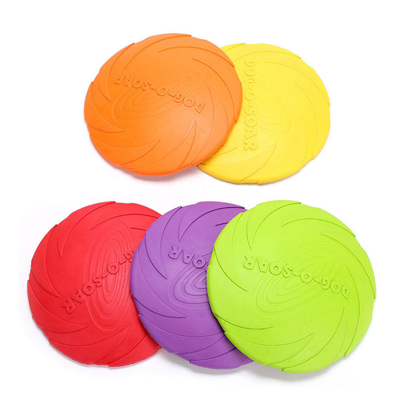 Rubber Pet Dog Flying Discs Sa - Flying Disc Dog Training Toy review and price