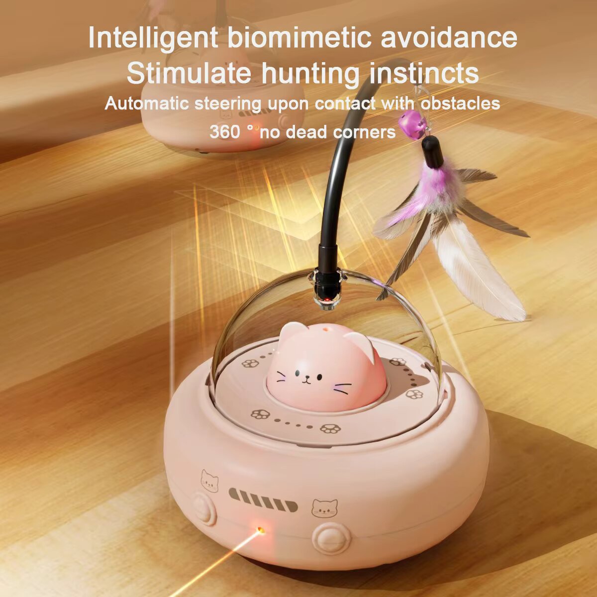 3-in-1 Automatic Cat Teaser Ro - Laser Pointer Cat Toy Automatic review and price