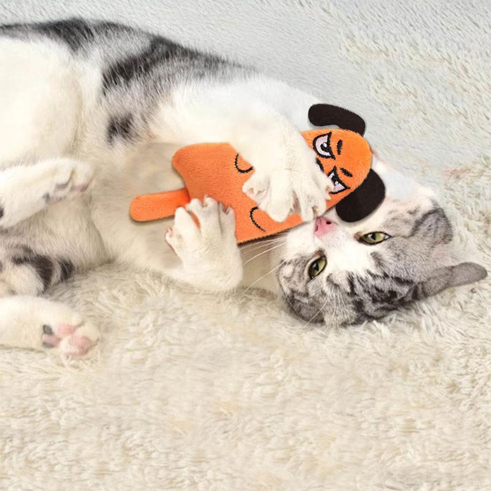 Cartoon Expression Cat Toys Pl - Catnip Interactive Plush Mouse review and price