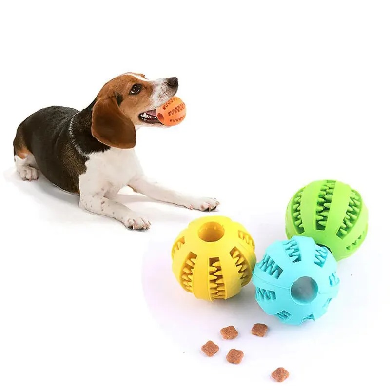 1 Pcs Dog Treat Ball Interacti - Rubber Treat Dispensing Dog Toy review and price