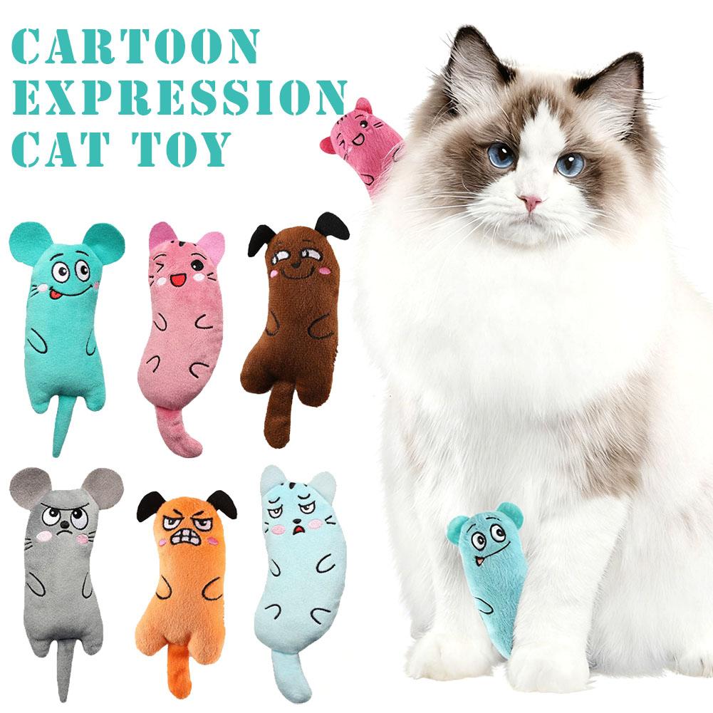Cartoon Expression Cat Toys Pl - Catnip Interactive Plush Mouse review and price