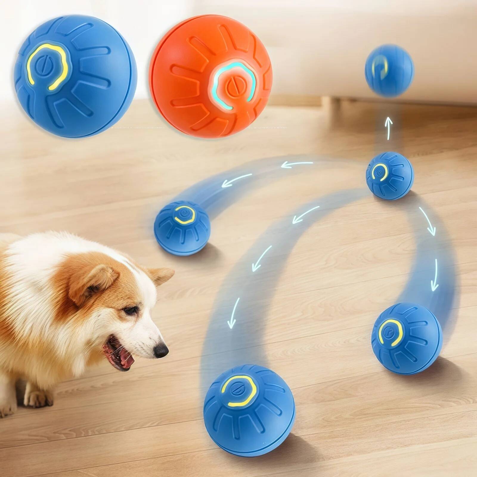 Smart Dog Toy Ball Electronic  - Automatic Moving Dog Ball review and price