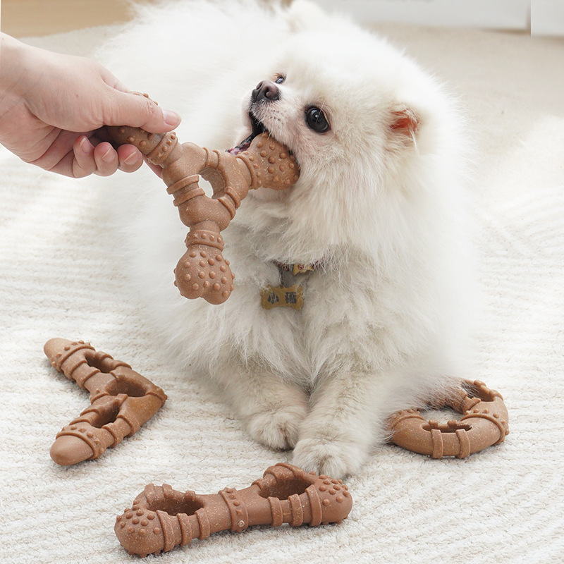 Imitation Bone Molar Dog Toy D - Teeth Cleaning Dog Chew Bone review and price