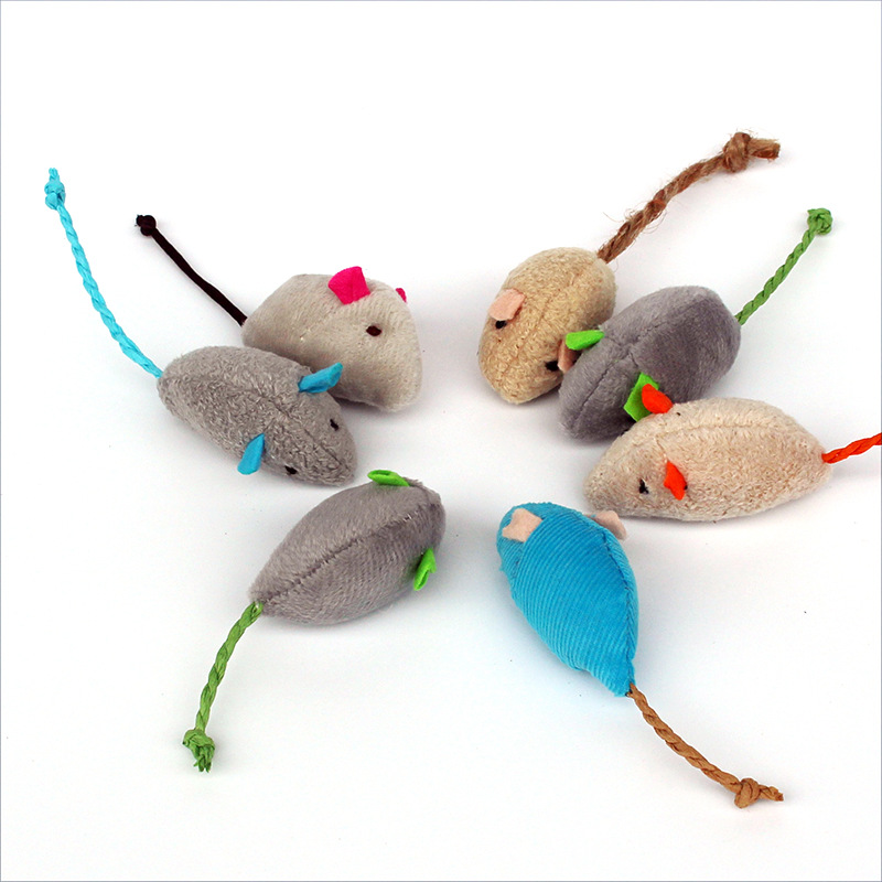 Catnip Mice Cat Toy Blue Gray  - Catnip Interactive Plush Mouse review and price