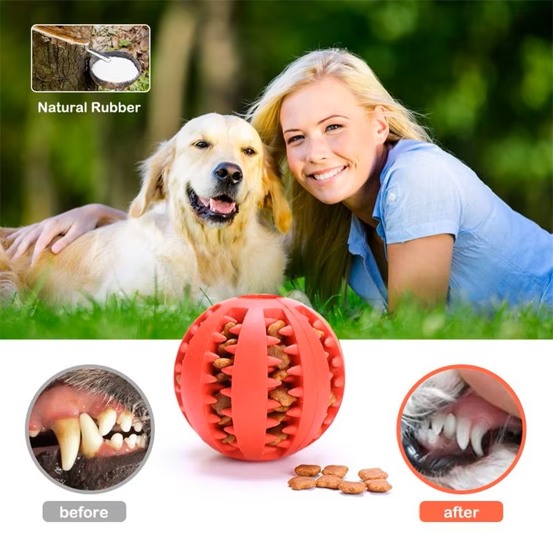 Interactive Silicone Rubber Ba - Dog Puzzle Feeder Toy review and price