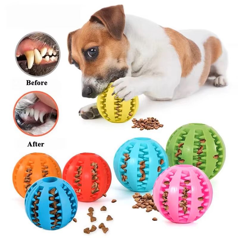 Interactive Silicone Rubber Ba - Dog Puzzle Feeder Toy review and price