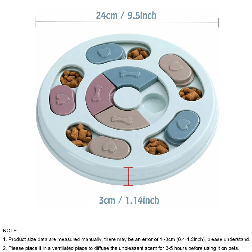 Dog Food Hiding Bowl, Slow Foo - Dog Puzzle Feeder Toy review and price