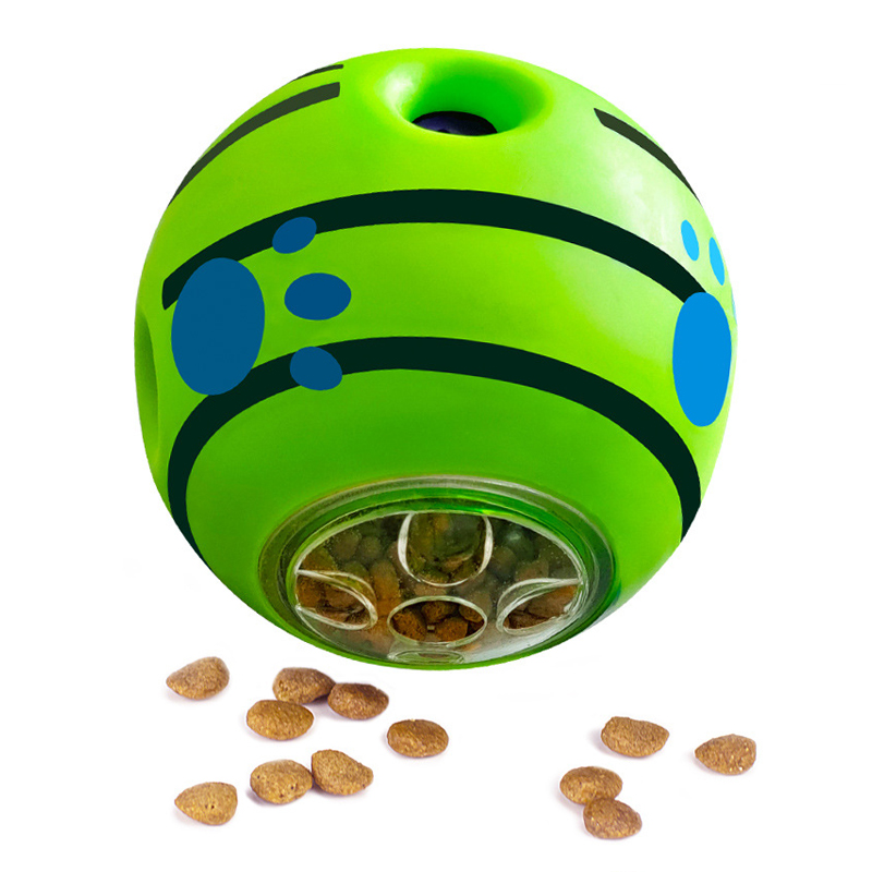 Interactive Dog Treat Ball Toy - Rubber Treat Dispensing Dog Toy review and price