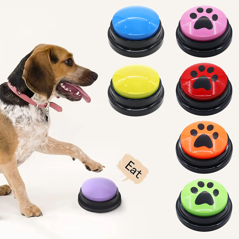 Dog Cat Communication Buttons  - Interactive Squeaky Plush Dog Toy review and price